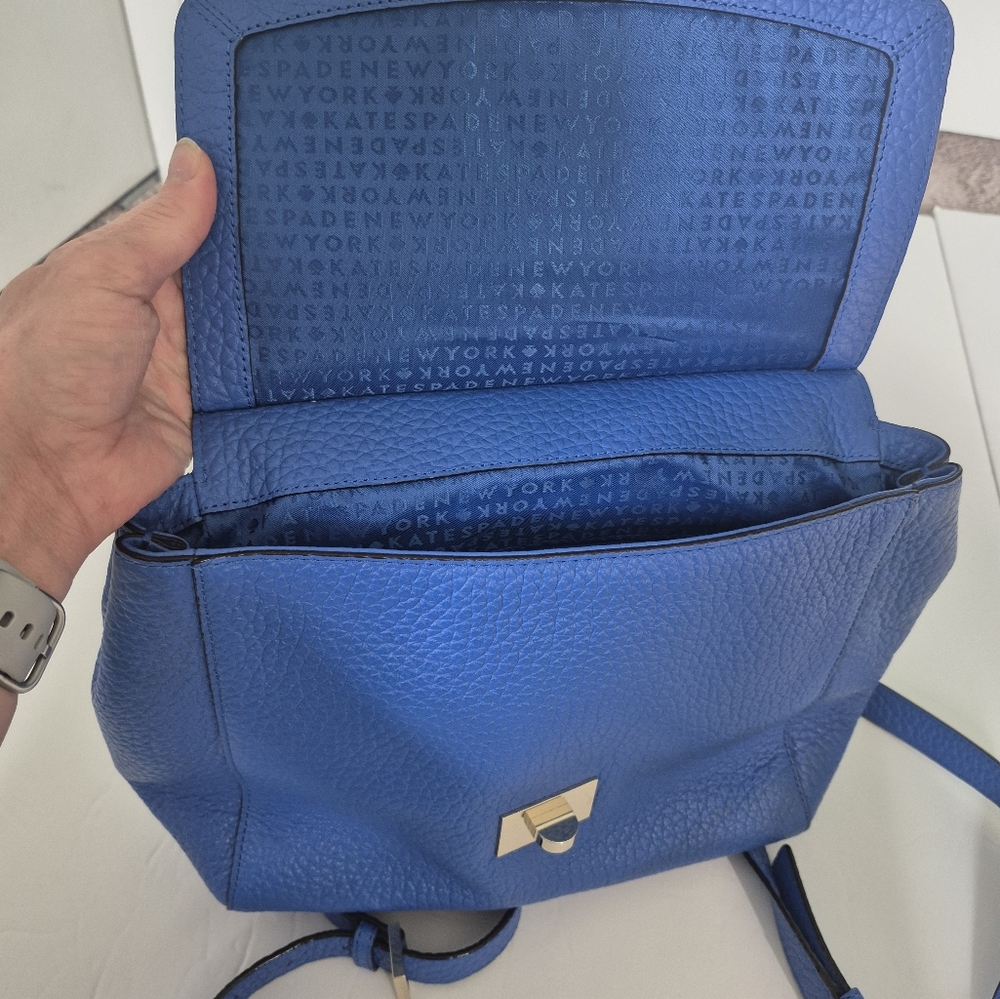 Kate Spade New York Jamison Everette Way Backpack Cobalt Blue - Picture 10 of 11